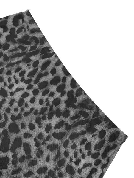 Women's Stylish Solid Color Knitted Cardigan and Leopard Print Skirt Set, Trendy Outfit for Fashionable Ladies, Perfect for Casual Wear, Chic Clothes