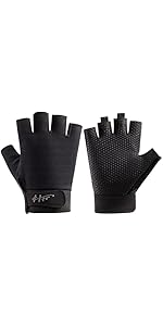 Outdoor Men's Knuckle Protection Workout Training Fingerless Gloves