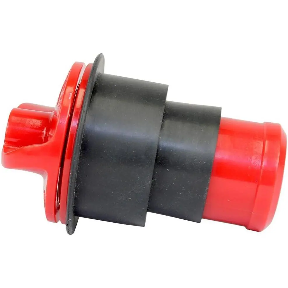 PlugAll Mechanical Test Seal & Cleanout Pipe Plug, Fits 1-1/2 inch & 2 inch Pipes for Drains & Clean-outs DWV Testing, Model 10839, Red