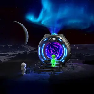 Stargate Bionic Alien Night Light Projector, Leds Projector, USB Rechargeable LED Veins Atmosphere Lamp with Noise, Bluetooth-compatible Control for Sci-Fi Room Decor, Audio, Christmas Gifts