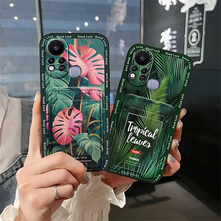 Graffiti Dirt-resistant Phone Case For Infinix Hot11S/X6812 Durable Card sleeve Anti-dust Back Cover Cartoon Waterproof Full wrap Cover Cute Shockproof Fashion Design protective