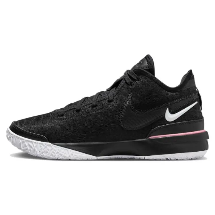 Nike LeBron NXXT Gen EP Basketball Shoes for Men – Low-Top, Round-Toe, Lace-Up, Black and Pink Verifiable, with credentials and supporting global authentication