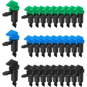 90-pack drip emitters, garden flag-style irrigation drippers, Plant Watering Tool, three specifications: 1 gallon/hour, 2 gallons/hour, 4 gallonshour, suitable for watering trees, shrubs, and lawns.