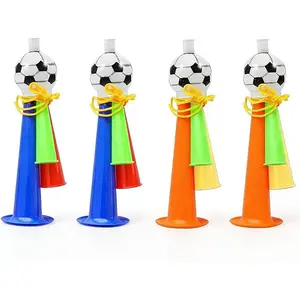 4pcs Vuvuzela Stadium Horn, Sporting Events Football Games Carnival Fun Birthday Party Favors Durable Noise Makers