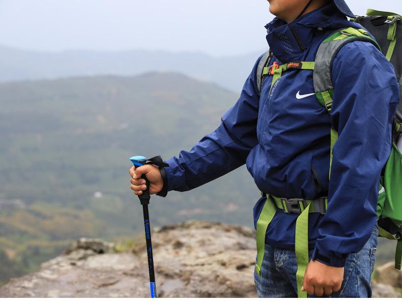 Abuda Outdoor Hiking Poles, Ultra-Light External Lock, 7075 Material, Trekking Poles, Walking Sticks, Walking Poles