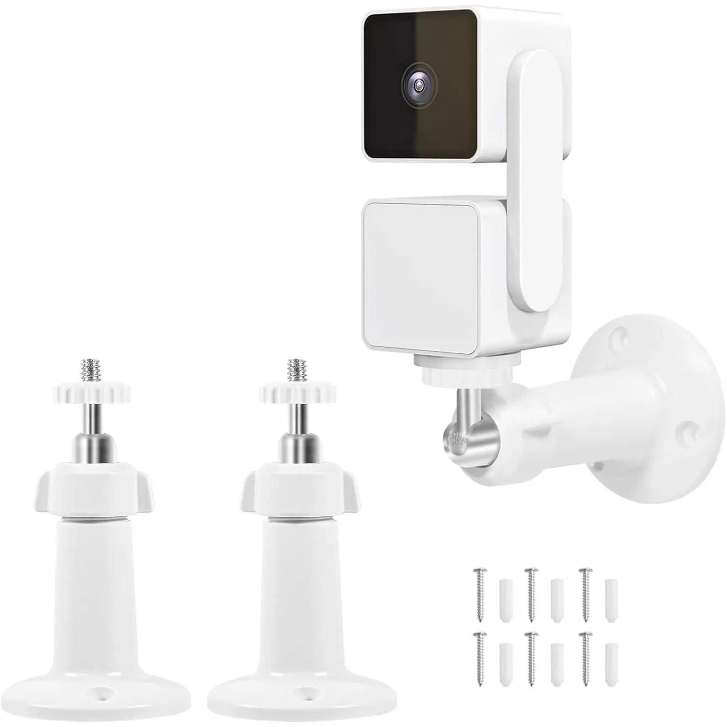 Pack Wall Mount for  Cam Pan V3 - -Angle Swivel & Tilt Adjustable Bracket for Indoor & Outdoor Use.Mount Compatible with  Outdoor  Camera