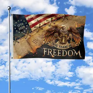 American Flag With Eagle, 250 Anniversary Usa Flag  3x5 Ft, 250th Anniversary Flag, 250th Anniversary Banner