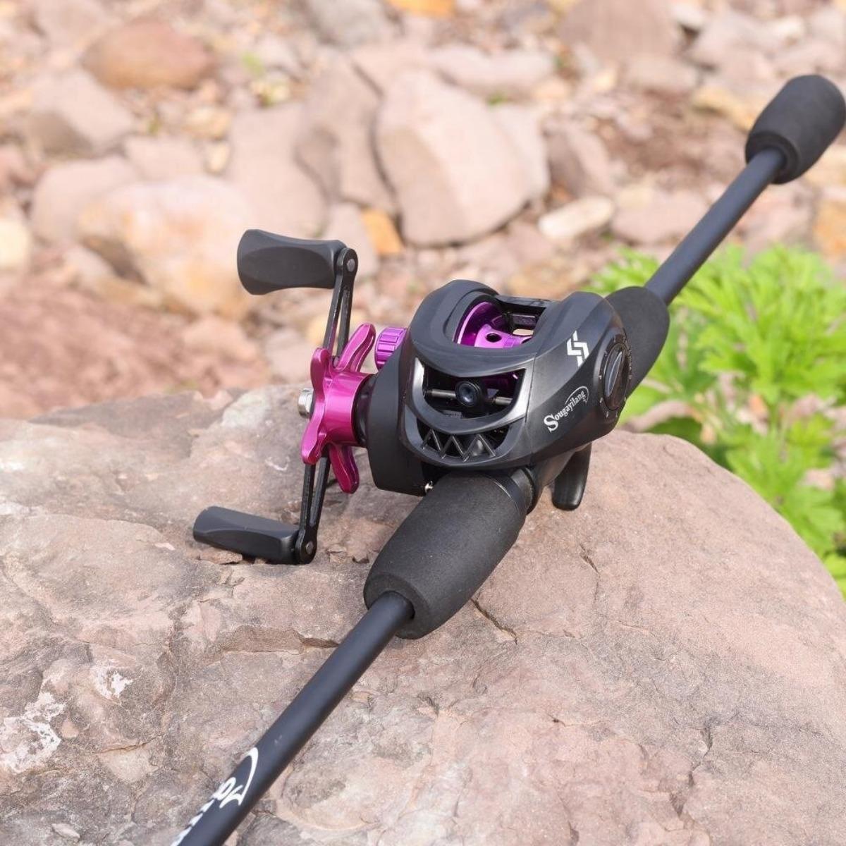 Sougayilang Fishing Reels 4 Color 7.2:1 Ratio Baitcaster Reel Baitcasting Fishing Reels Front Drag Spinning Reel Casting Fishing Reel Outdoor Fishing