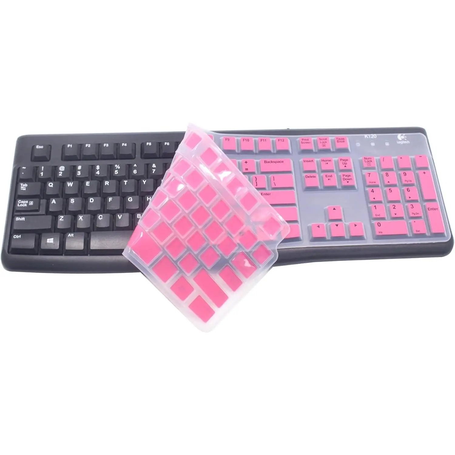 Keyboard  Cover Protector Compatible for  K120 & MK120 Full-Size Wired Keyboard, MK120 & K120 Keyboard Protective Accessories ()