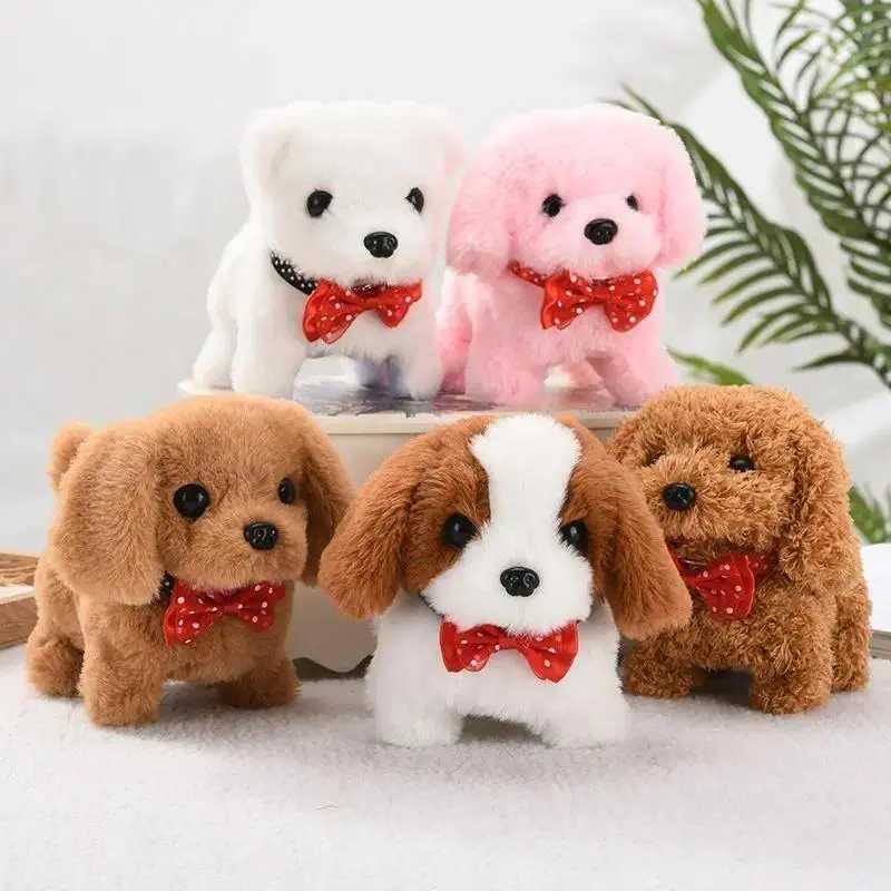 Interactive Electronic Pet Toy, Realistic Robot Puppy with Walking and Barking Features, Children's Gift, Artificial, Everyday, Daily, Funky