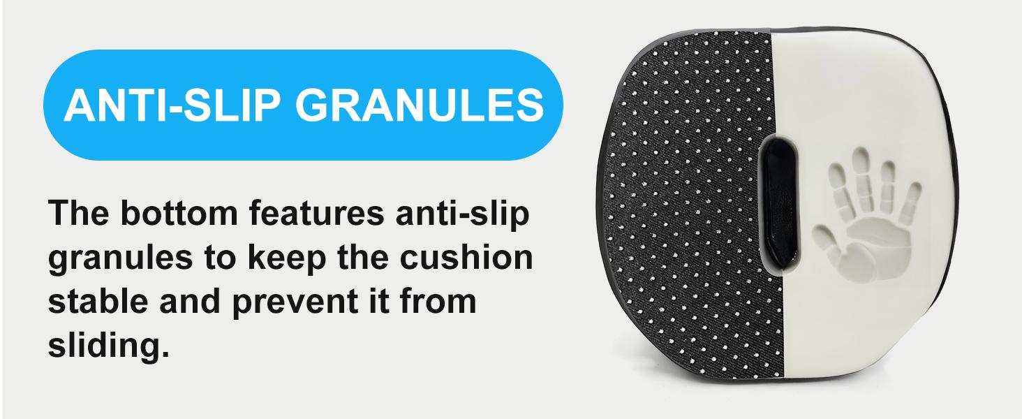 Seat Cushion, Wheelchair,Lumbar&Back,Bed Sore for Butt,Relieve Sciatica,Coccyx for Office Chair, Home - Relieves Pressure,Washable Cover(Black)