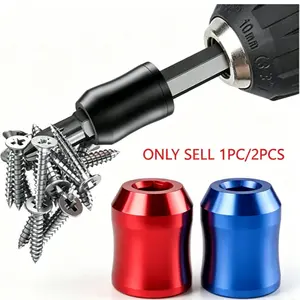 Strong Magnetic Screw Ring: 1/4 Inch/ 6.35 mm Universal Magnetic Screw Holder - Removable Magnetic Screwdriver Drill Bit Holder for Hex Screwdriver and Power Bits， 【DealsForYouDays】