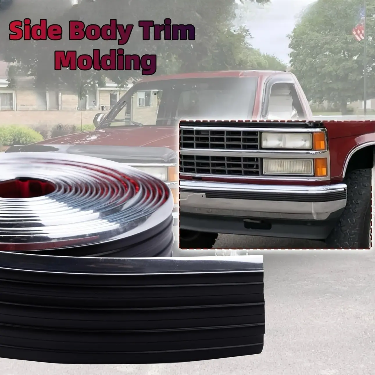 Car Side Protection Trim, Scratch-Resistant PVC Material, Easy Installation, Suitable for Various Car Models, Enhances Aesthetics and Protection, Car Decorations