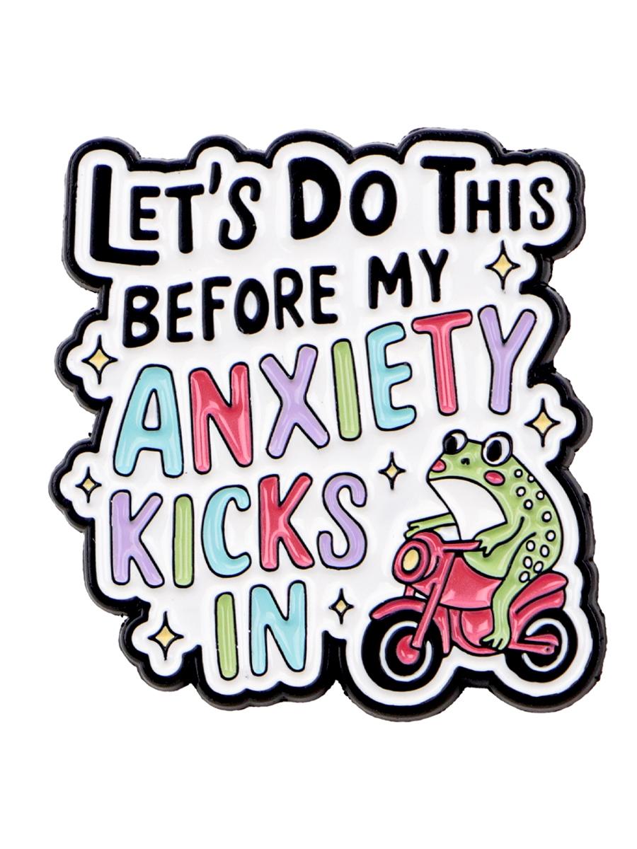 Rainbow Letter Badge Pin, Cute Frog Cartoon Design, Unique Backpack & Clothing Accessory, Fashion Jewelry Charm for All Seasons