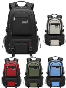 Multifunctional Travel Backpack, Airline Approved Laptop Bag, Fashionable Men's Shoulder Pack, Hiking & Casual Use, USB Charging Port