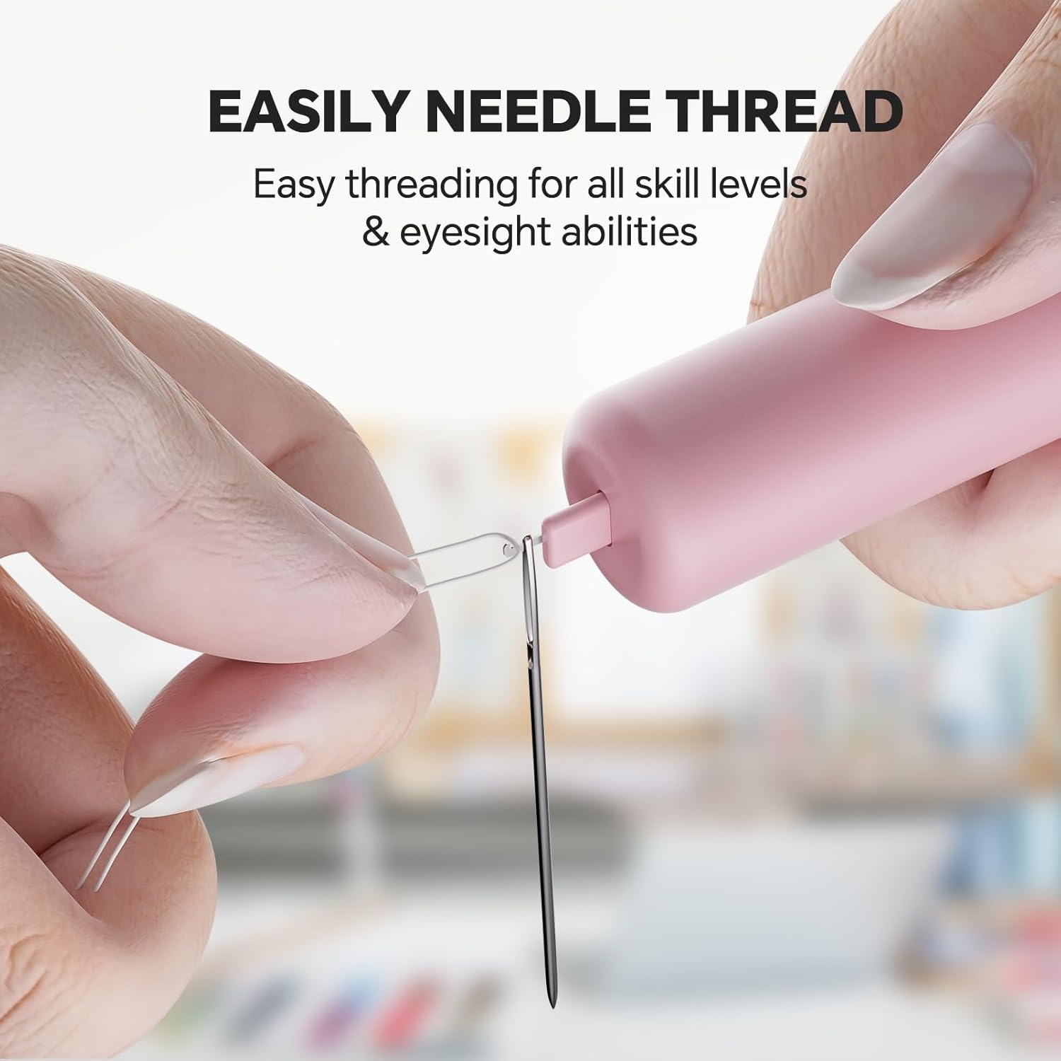 2 in 1  Threader Seam Ripper - Dual Function Sewing Supplies for Hand Sewing & Sewing Machine, Quick Stitch Removal and Threading  Tool (1, )