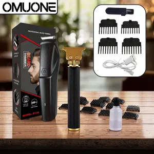 Two-Piece T9 Hair Clipper Set, Professional Wireless Rechargeable Multi-Function Trimmer, Durable Design, Long Battery Life, Easy Maintenance