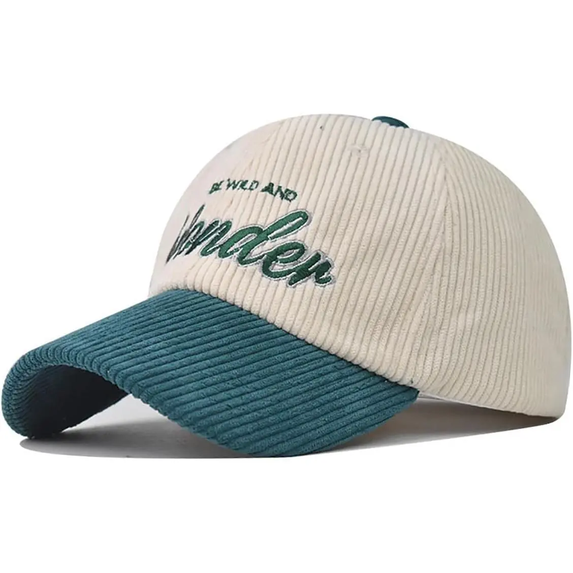 Women's Lady's Corduroy Baseball Cap  Comfortable Dad Hat Golf Fishing Sun Hat
