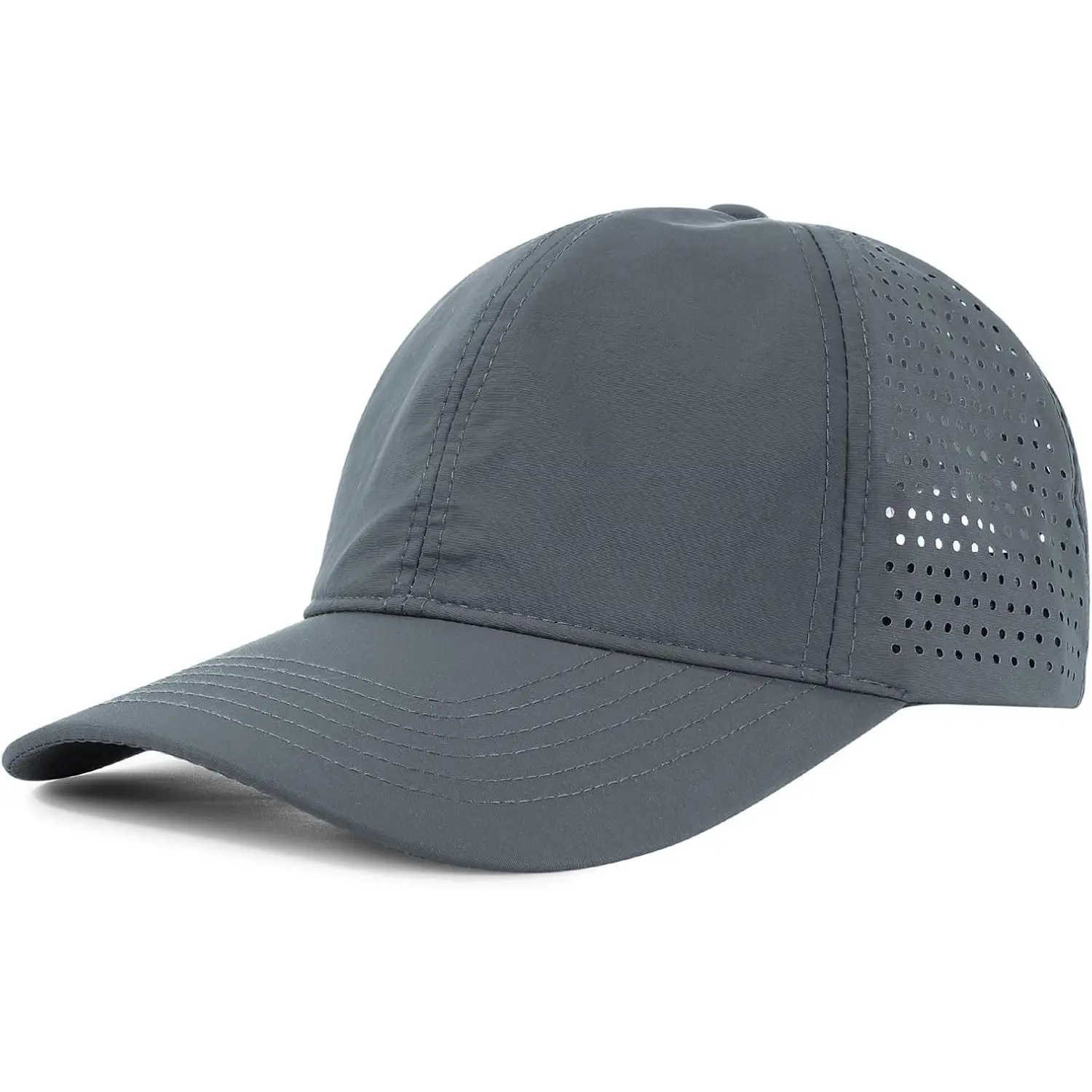 Unisex Polyester Baseball Cap - Adjustable Dad Hat with Mesh Ventilation, Breathable Waterproof, M-XL Sizes, Suitable for Trekking & Sport-Inspired Adjustable Cap Sports & Outdoor Hats
