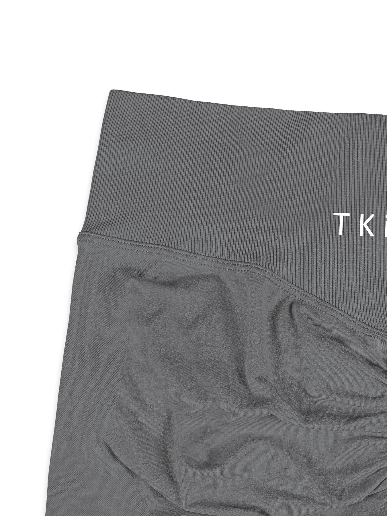 Women's Solid Ruched Seamless Sports Shorts, Breathable Comfortable High Stretch Yoga Shorts, Ladies Sportswear for Indoor Outdoor Wear Workout Clothes