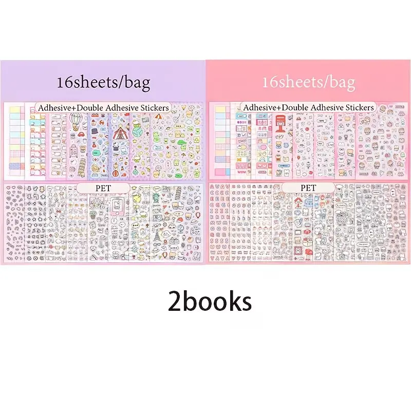 Cute Cartoon Stickers, Notebook Stickers for Multiple Scenes, Phone Case Water Cup Stickers, Album Diary Decor, Art and Craft Stickers