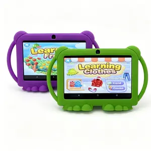 7-Inch Android 12 Kids Learning Tablet,Parental control tablet, 2gb+32GB Storage, Web Browsing, Learning Games, Creative Drawing, Music Player, E-Reader, Shockproof Case, Dual Cameras
