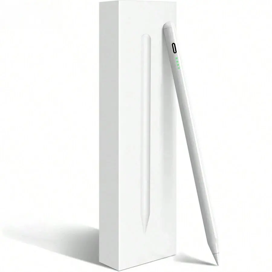 Apple Compatible iPad Stylus Pen, Fast Charging Touch Pen, Magnetic Attachment, Anti-Mistouch Design, Fits iPad 6th to 10th Gen & Pro Series, iPad Pens