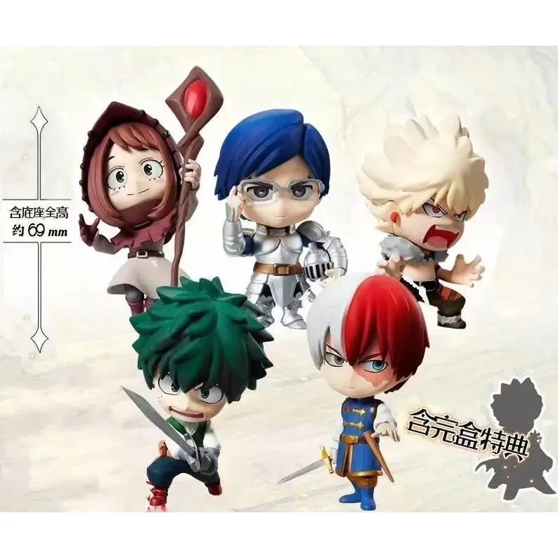 7cm 5pcs/set My Hero Academia Iida Tenya Todoroki Shoto Bakugou Katsuki Midoriya Izuku OCHACO URARAKA Action figure toys
