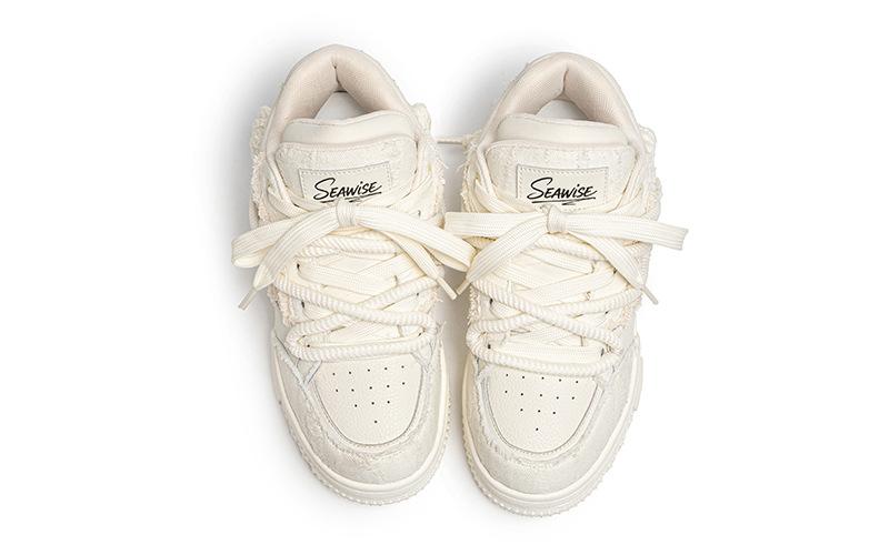 Vintage Distressed Black Platform Sneakers |   Goth Aesthetic Shoes