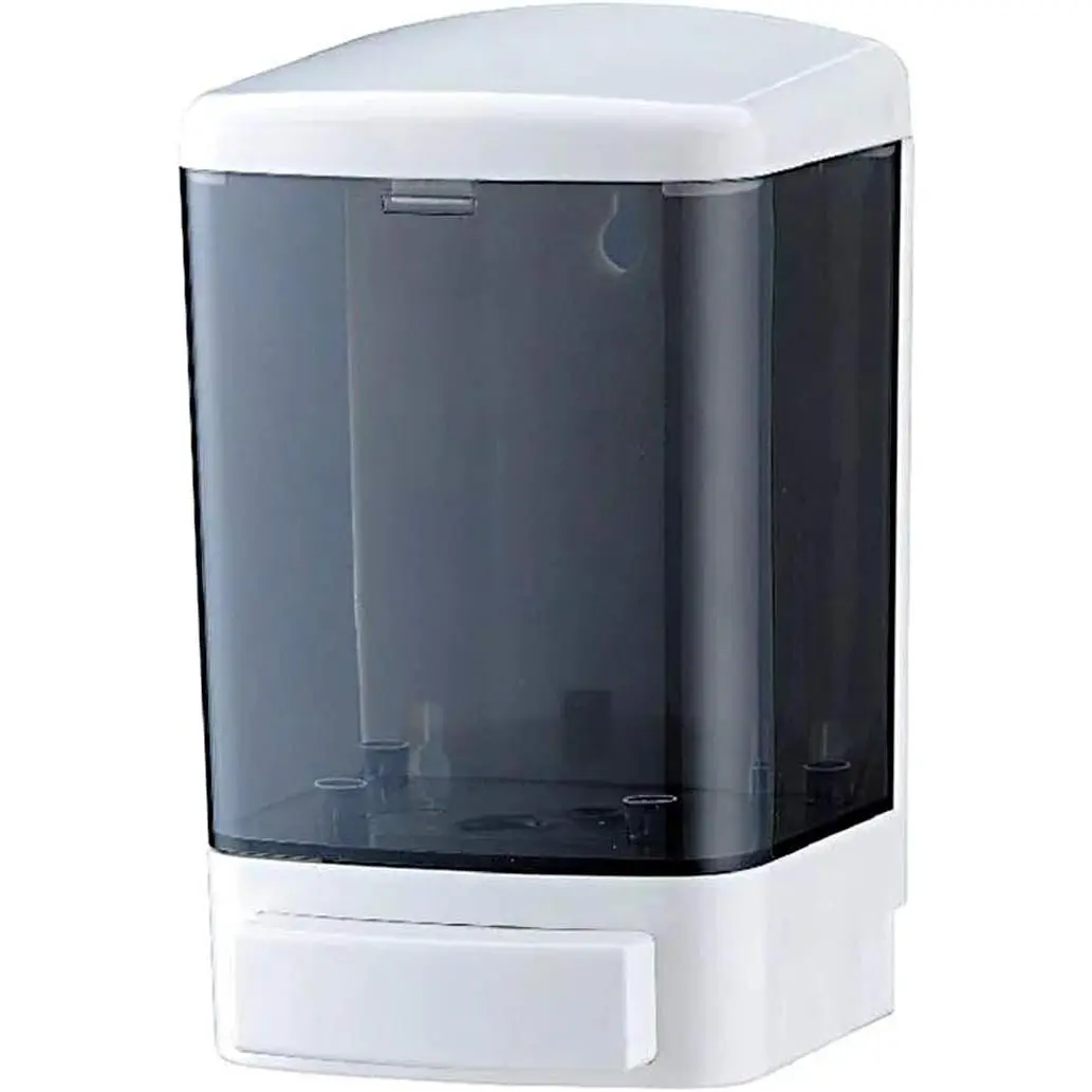 Manual Soap Dispenser Kitchen Bathroom Wall Mounted Commercial Soap Dispenser for Liquid Containers Shampoo Gel Chamber Plastic (33.8 oz) 1000ml