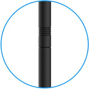 Double Shepherds Hook for Outdoor with 5 Prong Base 90 Inch Heavy Duty Two Sided Bird Feeder Pole for Hanging Lantern,Hummingbird Feeder,Lightweight Plant,Shepherds Hook for Bird Feeders