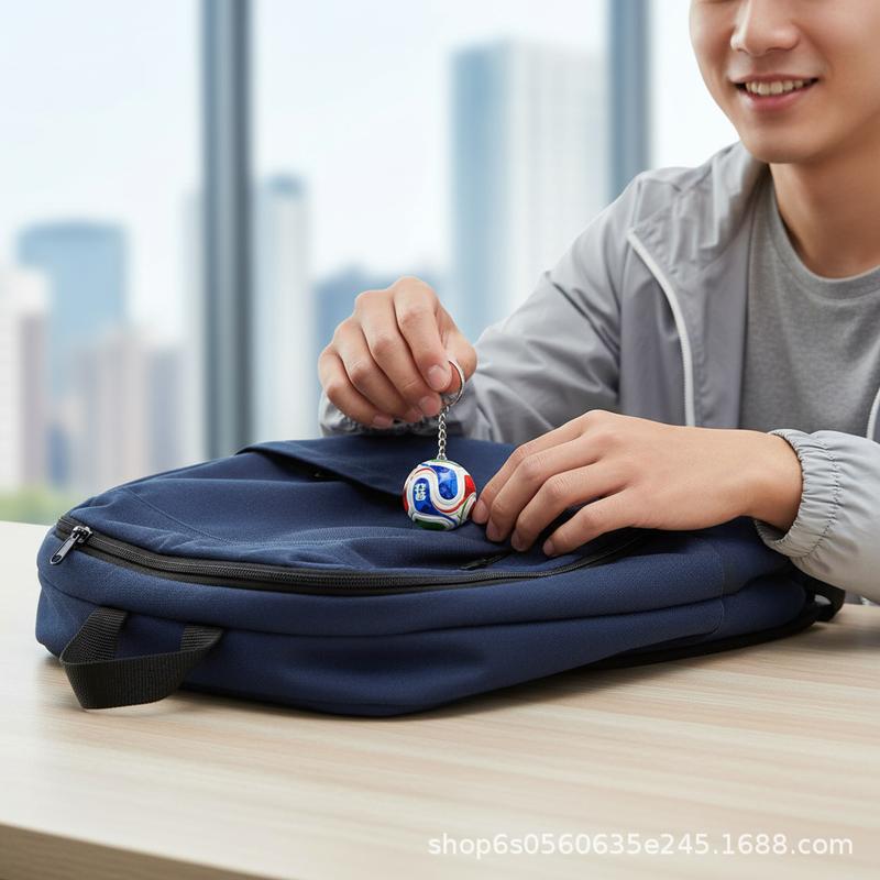 Football Pendant Keychain Exquisite Decoration - The Mighty Cup - 2026 World Cup Commemorative Item for Men and Women As A Gift