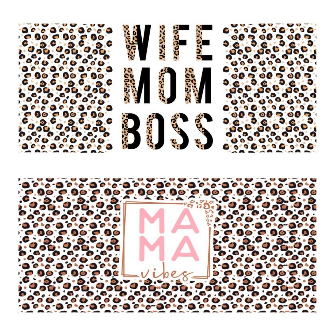 Mom Style Design UV DTF Transfer Sticker, 10pcs/set Waterproof Self Adhesive Sticker, Decorative Sticker for Glass Cup & Bottle, Crafts Cup Stickers