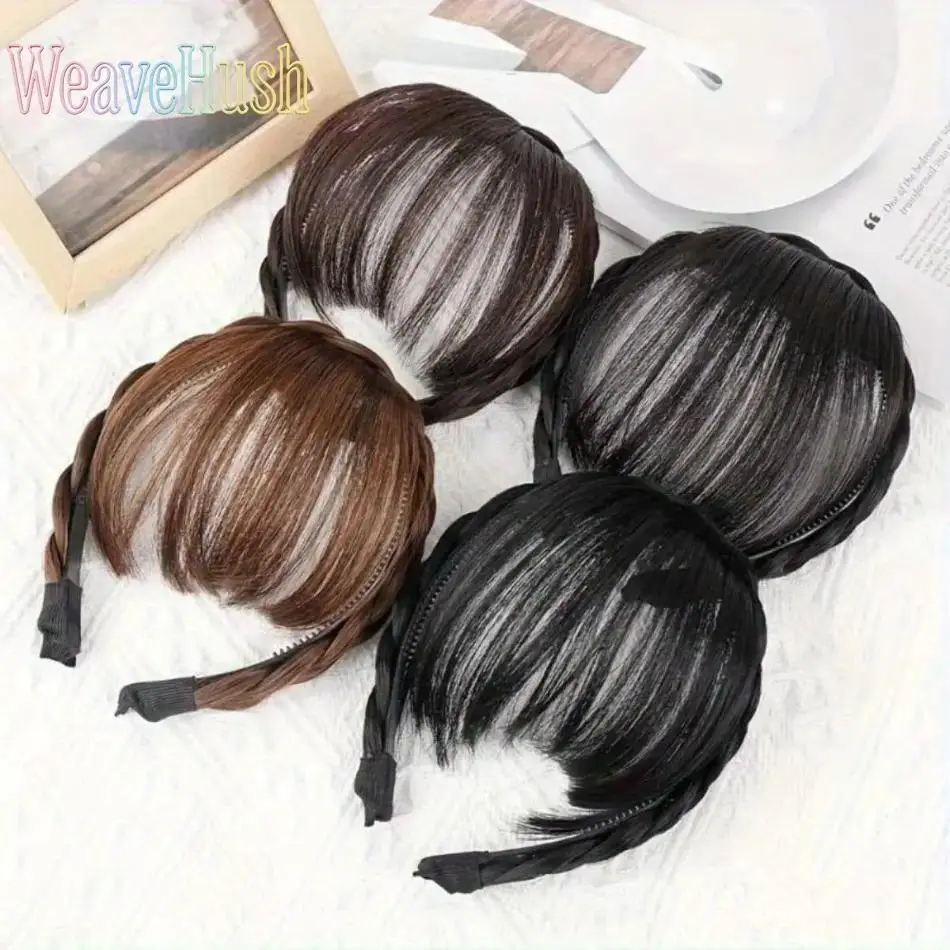 4 Pack Braided Headbands for Women, Trendy Woven Hair Accessories, Comfortable Non Slip Headbands for Everyday Outfits, Travel & Festivals