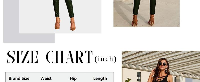 PASLTER Women's Faux Leather Leggings Gothic Punk Skinny PU Leather Pants Mid Rise Novelty Studded Tight Pants