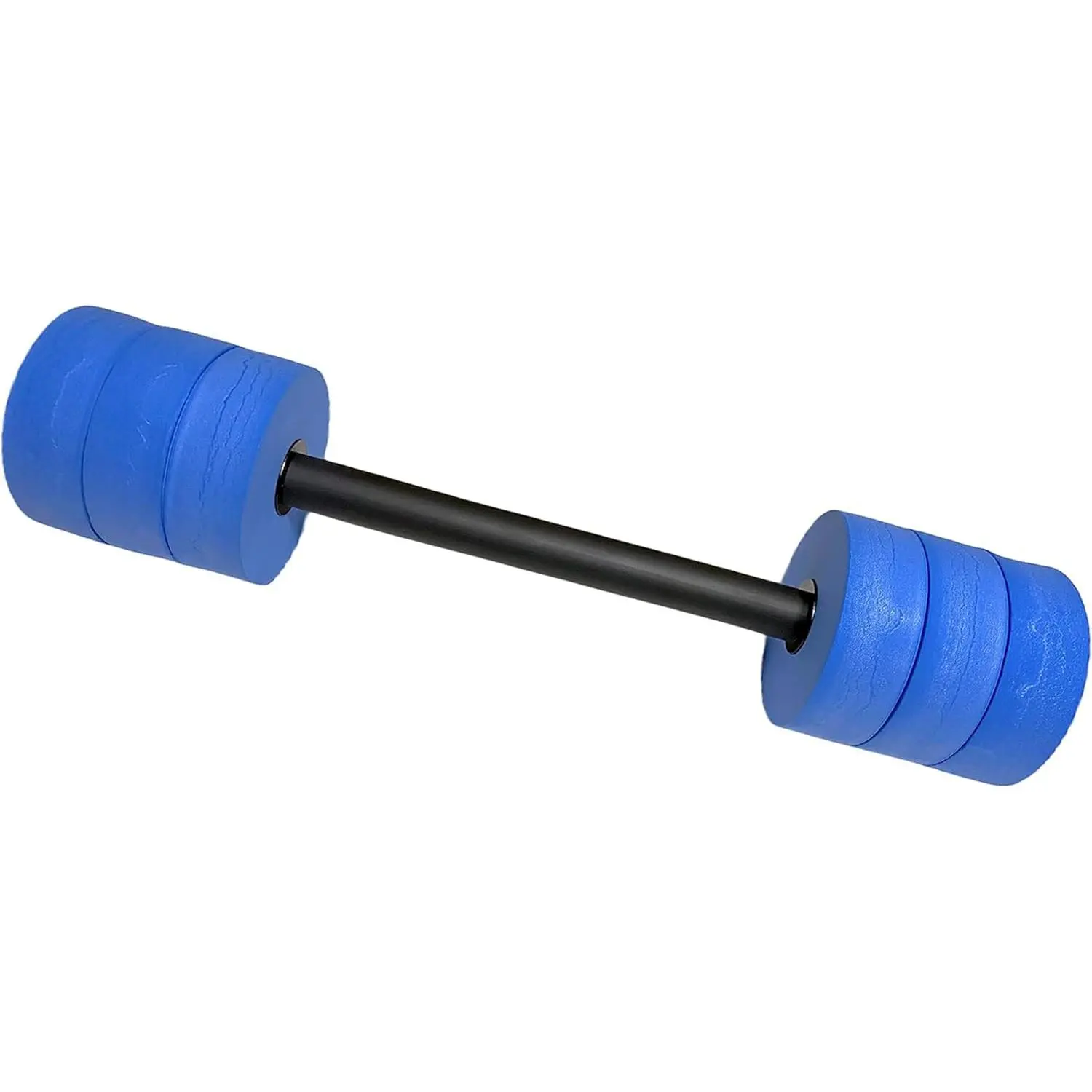 26 Inch Soft Foam Padded Dumbbell Set - Aquatic Bar Float for Swimming Pool Exercise, Water Aerobics, Fitness Training, Non-Water Absorbing Buoyant Swim Workout Equipment