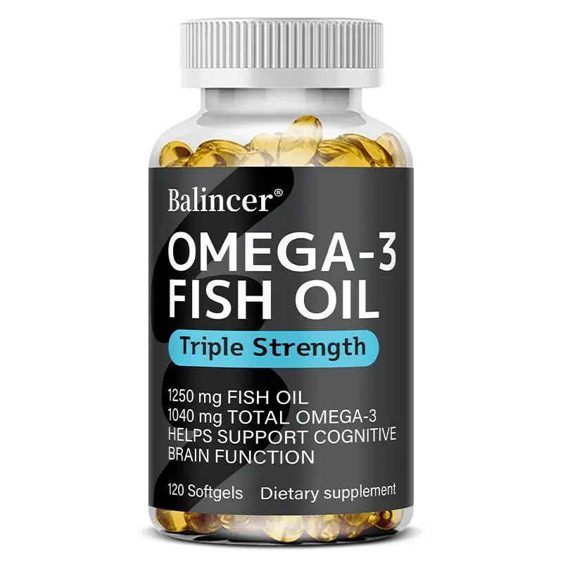Balincer Fish Oil Health Supplement , ​​Supports Brain Health and Heart Health, 120 Capsules