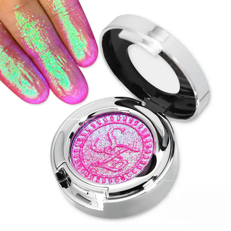 Xunfeite Chameleon Single-Color Eyeshadow with Pearlescent Glitter for Asian Eye Makeup Highlighter