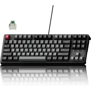 C3 HE TKL Wired Mechanical Keyboard (80% Layout),  Switches with Adjustable Actuation, Rapid Trigger, QMK/Launcher Web Programmable, RGB Backlit, PBT Keycaps for /Windows/Linux
