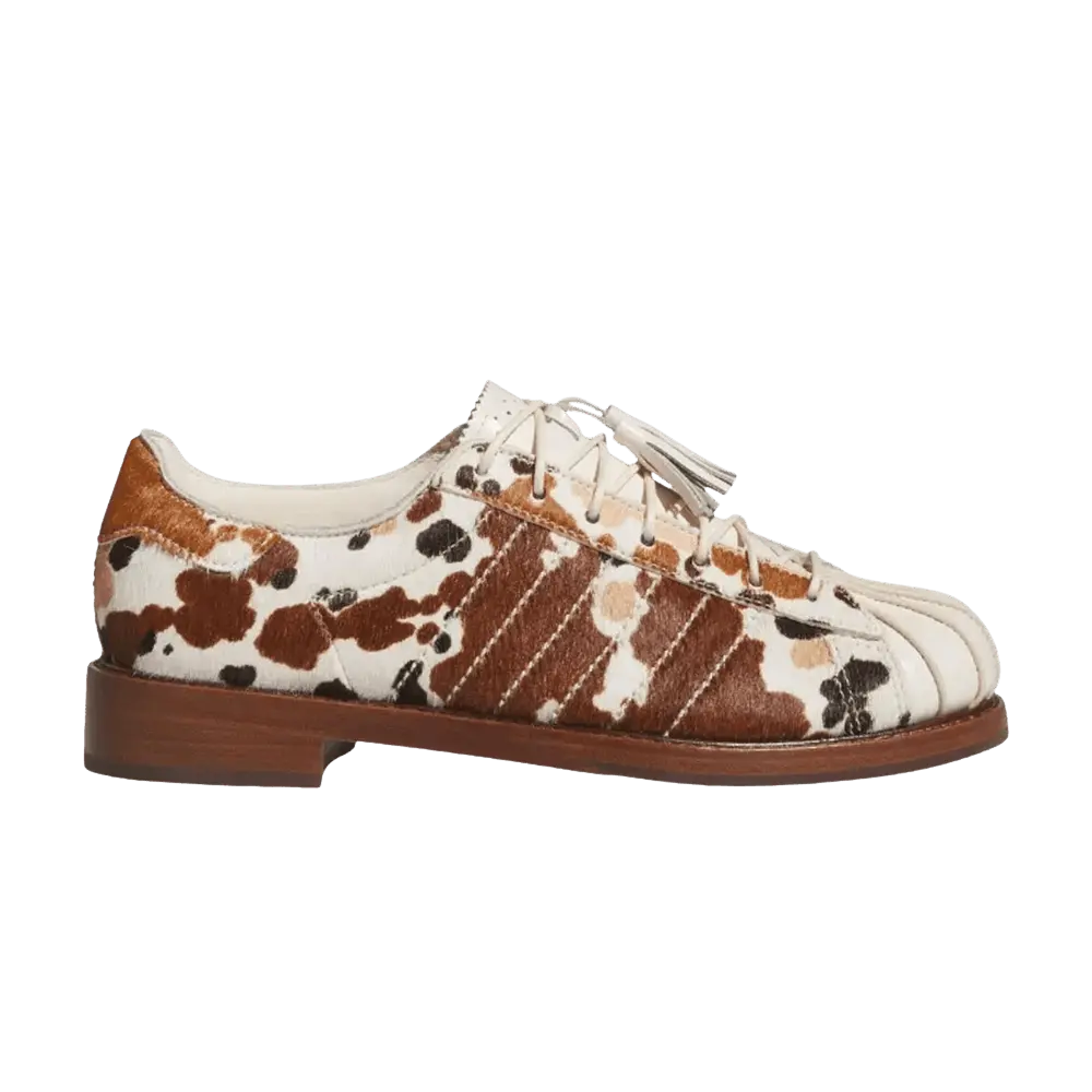 CLOT x adidas Superstar 'Cow Print' (Unisex) Wonder White/Wonder White/Preloved Brown lifestyle shoes JS5024