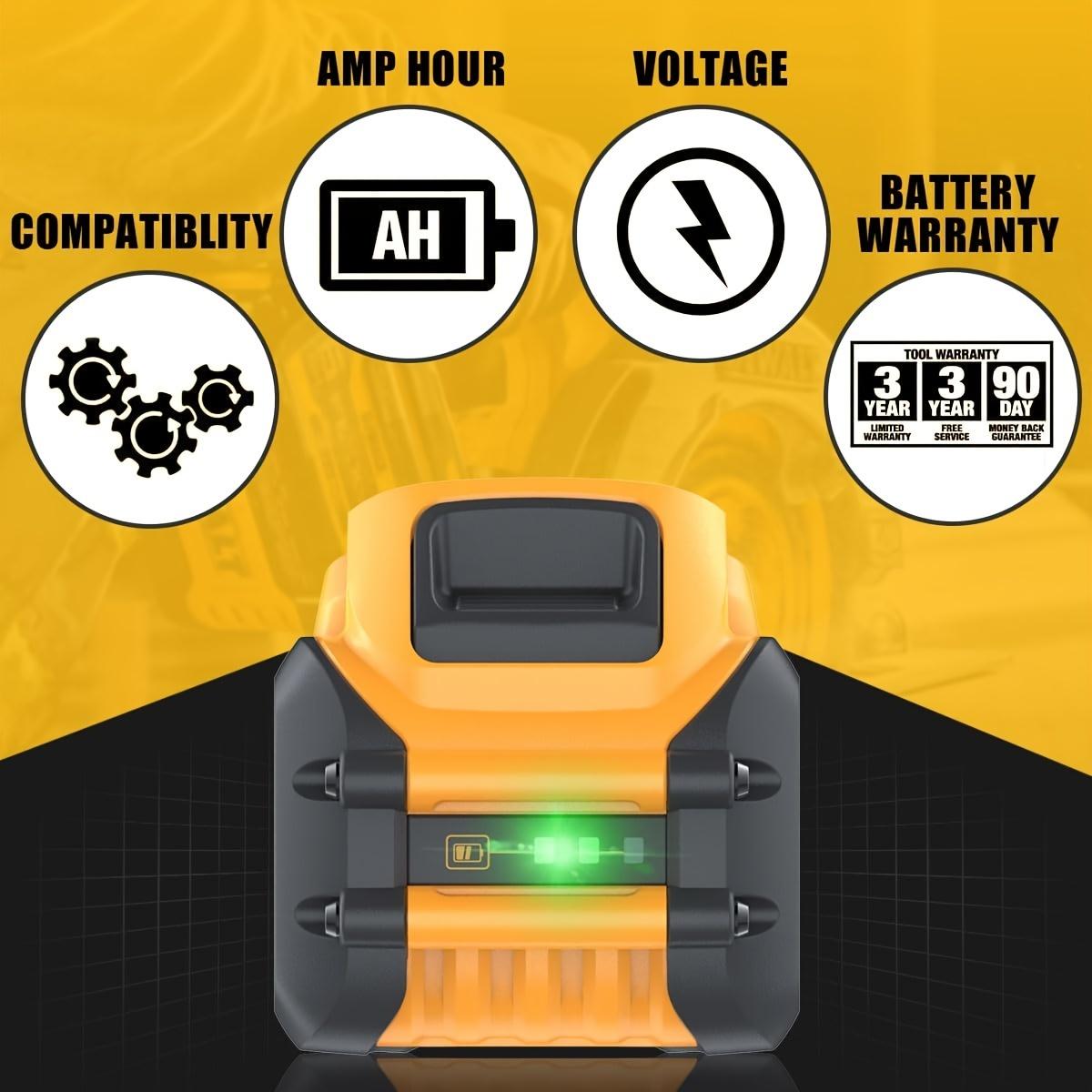 9000mAh For DEWALT FLEXVOLT 20V/60V MAX Lithium Ion Battery 9.0Ah DCB609 DCB606 DCB612 Compatible With DCB208 Fit 20V/60V MAX Cordless Power Tools
