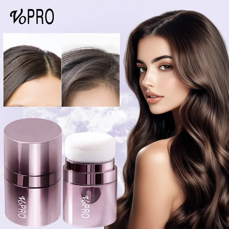 VoPRO Hair Concealer Powder for Thicker Hair. Equipped with a powder puff, it matches all hairstyles for festival looks. An essential oil-controlling hairline powder for romantic dates. Long-lasting and non-transferable, perfect for soft girls’ festival s