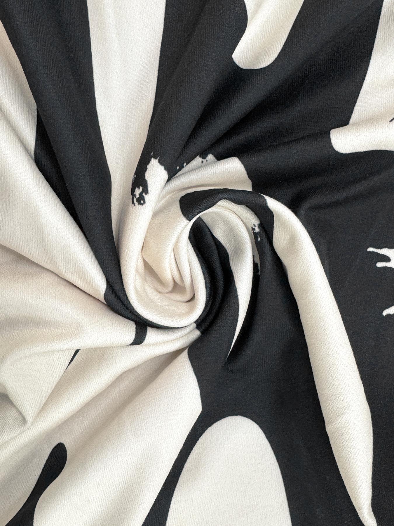 Aliling Women's Dress Valentine's Day Women's Clothing Summer Thin Elegant Midi V-Neck Half Sleeve Geometric Print Ruched Slim-Fitting Dress