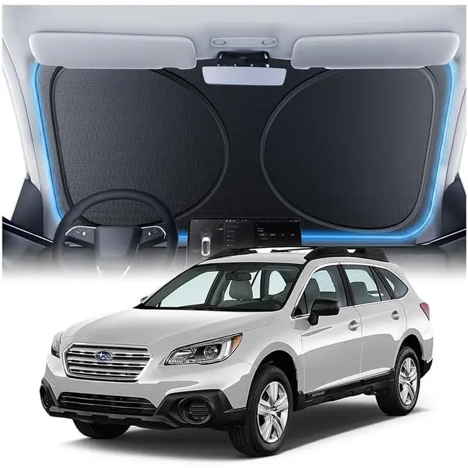 Windshield Sun Shade for Subaru Forester 2000-2026, Custom Fit Sunshade, 100% UV Block & Heat Insulation, Foldable Car Sunshade with Storage Bag, Protect Interior Accessories