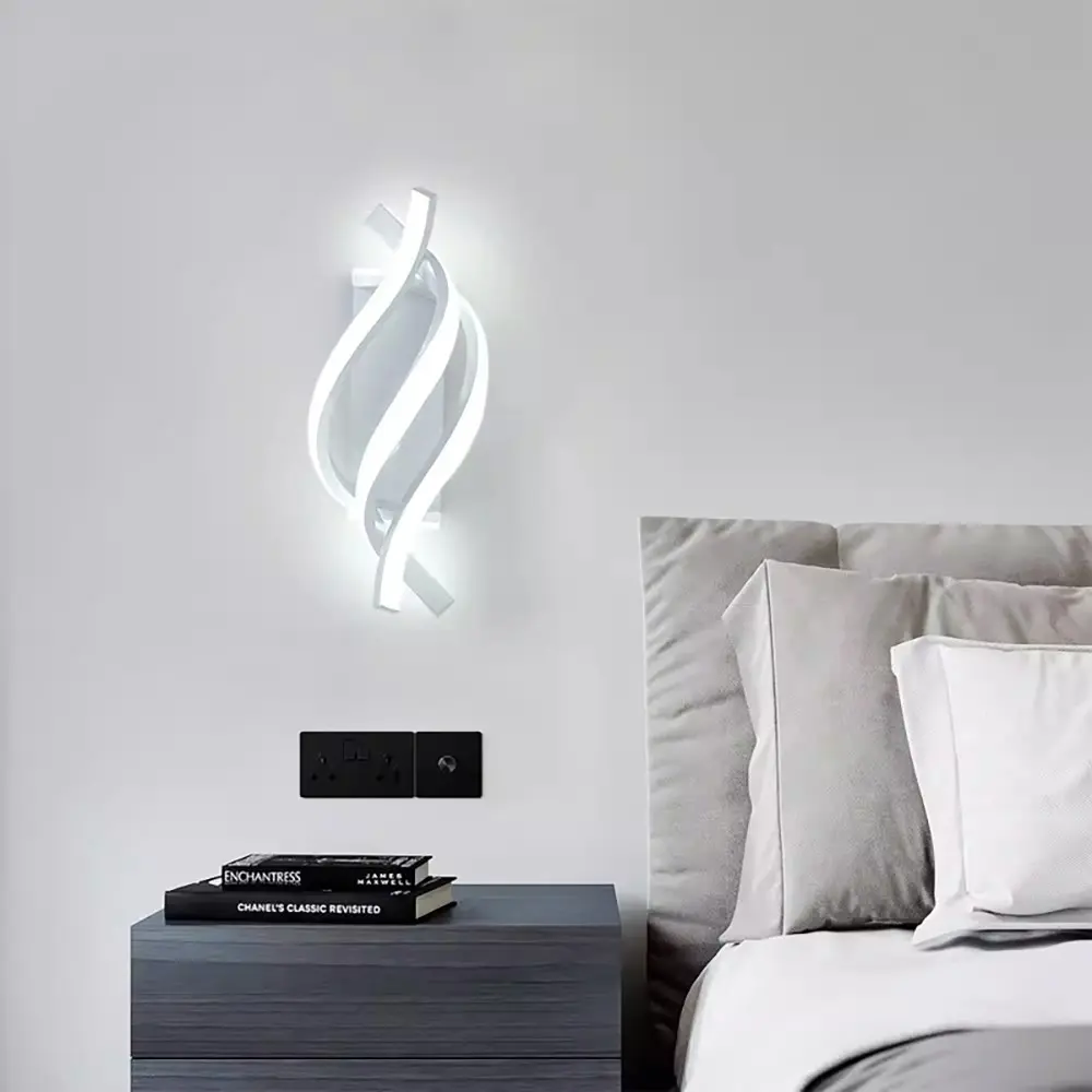 LED Wall Lights, Modern Linear Wall Lights, Hardwired with Drilled-Hole Installation, For Living Rooms, Bedrooms, Hallways, Stairwells, Home Offices, Bathrooms, and Offices—Modern Indoor Wall Lighting, LED Wall Lamp