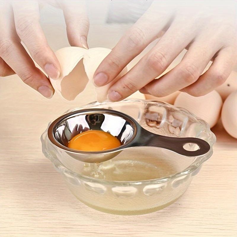 1pc, Premium Stainless Steel Egg Yolk Separator for Restaurant Kitchen- Easy Egg Yolk Filter and Divider Tool for Perfect Cooking and Baking Results
