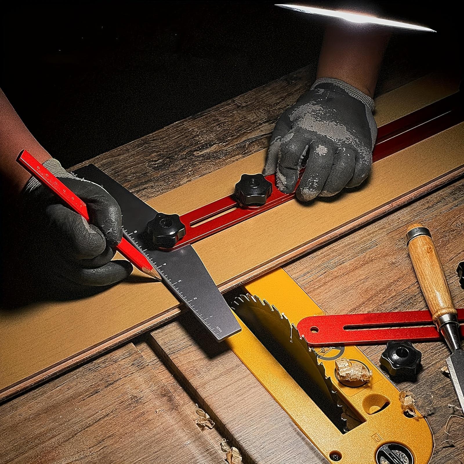 Stair Tread Template Tool, Solid Stair Tread Gauge, Shelf Layout Tool & Stair Tread Template Tool Jig, Stair Tread Measuring Tool