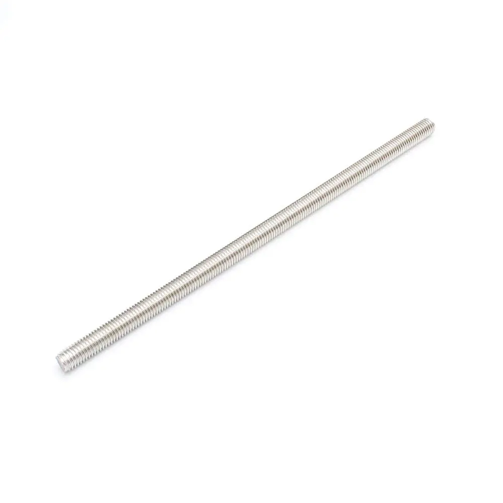 304 Stainless Steel Fully Thread Rod, M5-0.8 Thread Pitch, 250mm Length, Right Hand Threads (Pack of 1)