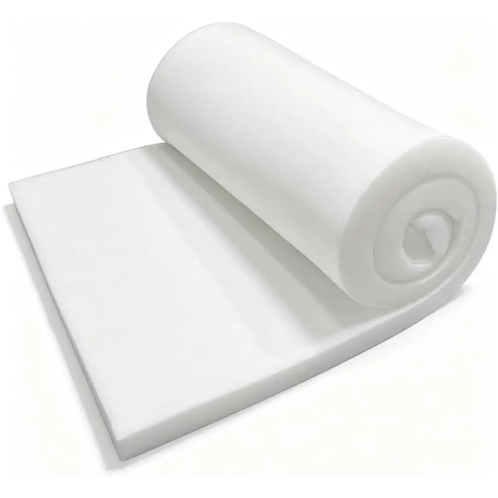 Upholstery Foam Cushion 30ILD 1''x24''x72'' Foam Pad, Cut-to-Size Polyurethane Foam for Cushions, Camper, Bench, Car Seat, RV Bed, Boat, DIY Foam Mat
