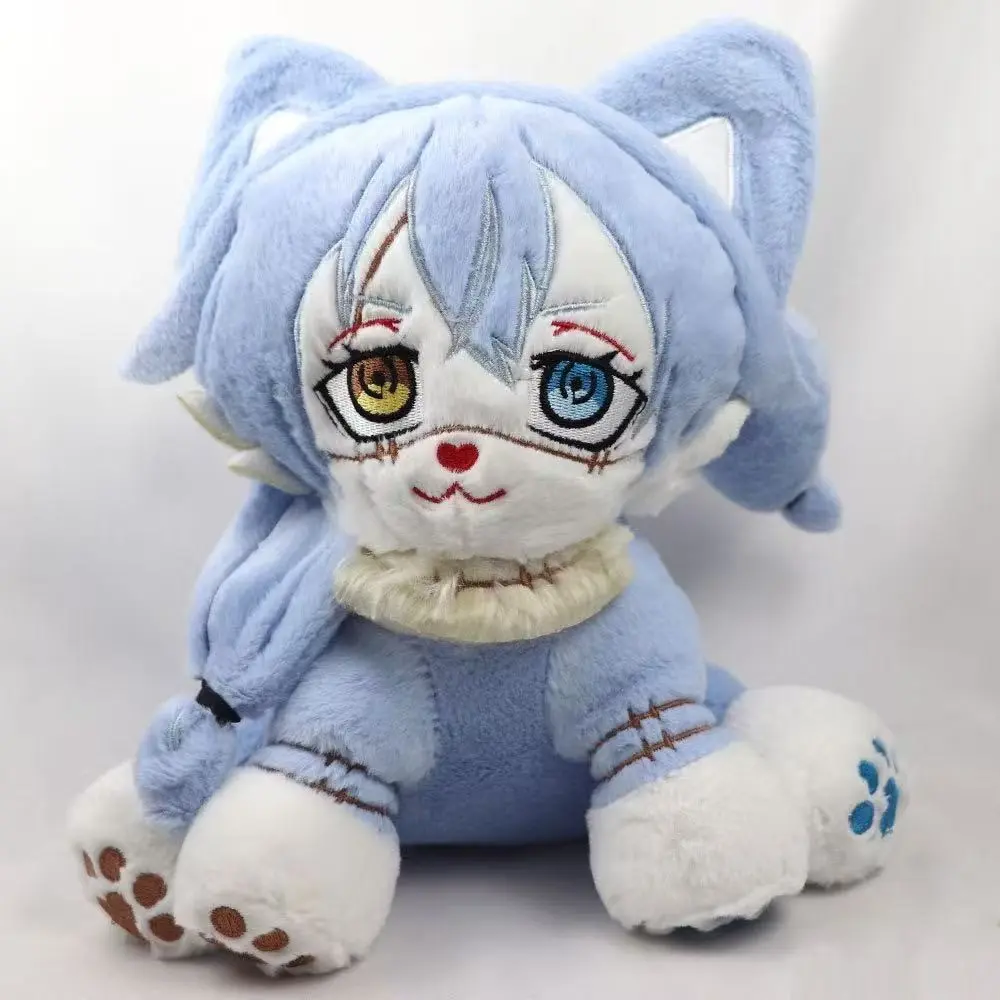 Jujutsu Kaisen Plush Toy Real Mahito Meow Family Doll Decoration, Soft Plush Companion Toy, Cute Home Decoration/Ornament, Huggable Stuffed Animal Doll, Cuddly Stuffed Animals